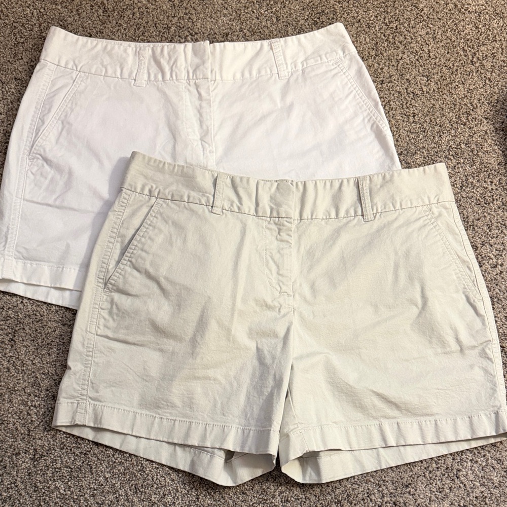 Vineyard Vines Women’s White and Off-White/ Cream Casual Shorts (2-Pack)